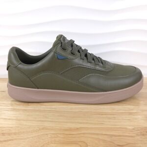 Vessi Courtside Classic Sneakers Mens Size 11 Green Lace Up Athletic Shoes